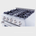 Hyxion Built-in Halogen Lights gas oven tandoor 100 km range walkie talkie gas cooker with oven for kitchen